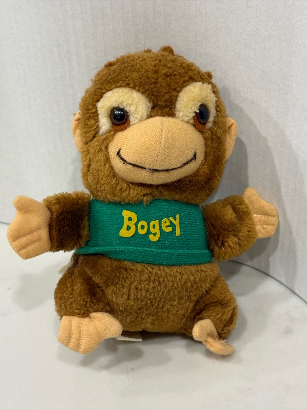 Vintage 1981 Hallmark Shirt Tales Bogey Orangutan 7" Plush Stuffed Animal